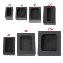 High Purity Black Graphite Ingot Bar Mold Mould Crucible for Melting Gold Silver Brass Casting Refining Jewelry Tools 2024 - buy cheap