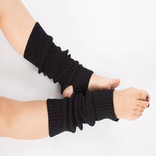 Polainas femininas em malha, meias quentes para aquecer o inverno, musculação, para mulheres 2024 - compre barato