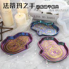 DIY Resin Palm Disc Silicone Mirror Mold Crystal Epoxy Resin Mold Storage Disc Jewelry Making Craft Molds 2024 - buy cheap