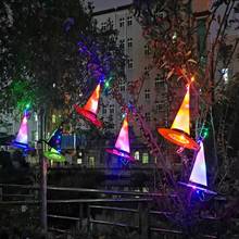 Halloween Costume LED Witch hat for Halloween party decoration  Glowing Witches Hat Hanging Decor Suspension Tree Glowing Hat 2024 - buy cheap