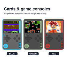 Consola de juegos portátil con pantalla de 500 pulgadas para niños, consola de videojuegos Retro con 2,4 juegos clásicos de 8 bits integrados, regalo para niños 2024 - compra barato