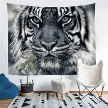 Tiger Printed Living Room Decoration Wall Hanging Tapestry Yoga Mat Rug Home Decor Art 2024 - buy cheap