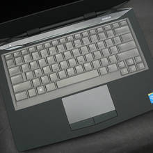 Защитный чехол для клавиатуры ноутбука из ТПУ для Dell Alienware 14 M14x R3 14" 2024 - купить недорого