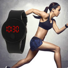 Correa de silicona para hombre y mujer, reloj Digital de cuarzo con pantalla LED, estilo militar, deportivo, a la moda 2024 - compra barato