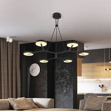 Iluminación LED de araña de diseño creativo moderno candelabro de habitación colgante personalizado para cafetería bar estudio restaurante candelabro 2024 - compra barato