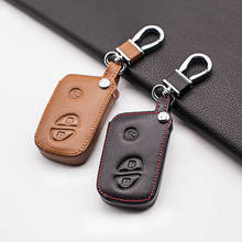 Leather Car Key Cover For Lexus CT200H GX400 GX460 IS250 IS300C RX270 ES240 ES350 LS460 GS300 450h 460h Shell Case Interior 2024 - buy cheap