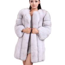 Women Brand Fur Coat Winter Women Long Faux Fox Fur Coats Furry Luxury Womens Fake Fur Jacket High Quality Faux Fur Coat Jacket 2024 - buy cheap