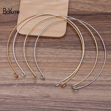 BoYuTe (20 Pieces/Lot) 150*2MM Metal Iron Dual-use Choker Crown Line Diy Jewelry Accessories Handmade Materials 2024 - buy cheap