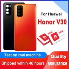 For Huawei Honor V30 Back Glass Battery Cover Rear Door Housing Case Panel For Huawei Honor View 30 Back Glass Cover With lens 2024 - buy cheap
