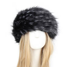 Chapéu feminino macio e quente, chapéu casual de inverno pele falsa, cor sólida, aquecedor de orelha, bonés à prova de vento para mulheres 2024 - compre barato