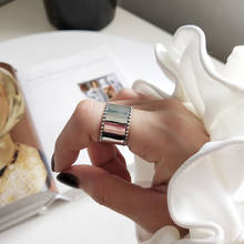 Boêmio étnico prata cor suave anéis redondos para mulheres casamento nupcial vintage anéis de dedo presentes de natal 2024 - compre barato