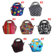Thermal Insulated 3d Print Neoprene Lunch Bag for Women Kids Lunch Bags Cooler Insulation Lunch Box Food Bag Bolsa Feminina 2024 - buy cheap