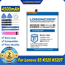 100% Original LOSONCOER 4500mAh LB002 Battery For Lenovo S5 K520 K520T + Free Tools 2024 - buy cheap
