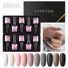 COSCELIA 6/10 Pcs Gel Nail Polish Set For Nail Extension Kit Nail Art Gel UV Polish Varnish Design acrylic nail Manicure Set 2024 - buy cheap