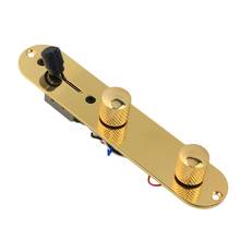 Guitar 3way Switch Control Plate Gold For Electric Guitar 2024 - buy cheap