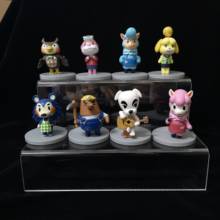 Figuras de acción de Animal Crossing para niños, set de 8 unids/set de colección de Tom Nook, Mabel, Resetti, Katarina, K.K, regalo para niños 2024 - compra barato