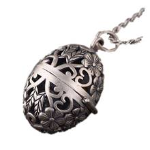 S925 Silver Woman Pendant Vintage Thai Silver Woman Pendant Fashionable Plum Blossom Engraved Sachet Shurangyan Manga Gawu Box 2024 - buy cheap