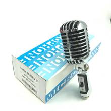 KSOAQP 55SH Dynamic Vocal Retro Wired Microphone Stand Desktop Mic Holder Tripod For  KTV Vintage Microfone Karaoke Mike 2024 - buy cheap