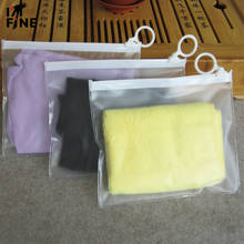 50pcs Free Shipping Plastic Storage Bag Ziplock Travel Bags For Cosmetic/Socks/Underwear Zip Lock Valve Slide Seal Packing Bag 2024 - buy cheap