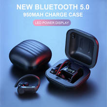 B1 TWS Led дисплей Bluetooth 5,0 наушники беспроводные наушники спортивные стерео наушники водонепроницаемые шумоподавление гарнитура с микрофоном 2024 - купить недорого