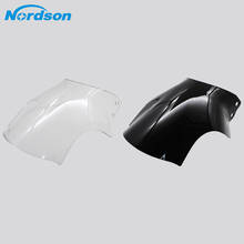 Nordson preto transparente motocicleta pára-brisa spoiler defletor de ar para honda hornet cb400 cb600 cb750 cb900 cb919 cb250 2024 - compre barato