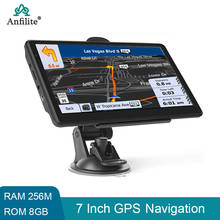 Anfilite-navegador GPS con cámara de visión trasera para coche, 7 pulgadas, 800x480, 256M, 8GB, Bluetooth AVIN 800MHZ, camión CE 6,0 2024 - compra barato