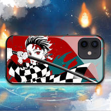 Demon Slayer Kamado Tanjirou Phone Case For iPhone 12 13 11 Pro Max Mini 6 6s 7 8 Plus X XR XS Max Tempered Glass Shell Cover 2024 - buy cheap
