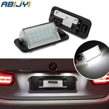 2 pces conduziu a luz da placa de licença para bmw e36 318is 318ti automobile signal light lâmpada acessórios do carro conduziu a lâmpada de licença 2024 - compre barato