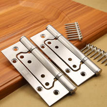 5-inch stainless steel hinge 3.0mm thick positive hinge folding hinge Slotless solid wood door hinge 2pcs 2024 - buy cheap