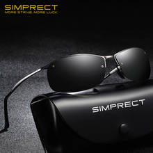 SIMPRECT Photochromic Sunglasses Men 2022 TAC UV400 Polarized Sunglasses Retro Square Anti-glare Driver's Sun Glasses For Men 2024 - buy cheap