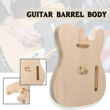 Polished Unfinished Wood Electric Maple DIY Guitar Barrel Body Electric Guitar Barrel Maple Color Fingerboard Set Guitar Parts 2024 - buy cheap