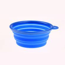 2018 New Collapsible Dog Bowl Food Grade Silicone  Feeding Portable Travel Bowl Free Expandable Cup Dish for Pet Cat Food Water 2024 - buy cheap