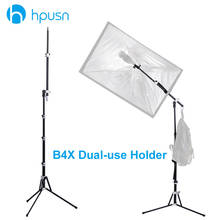 Hpusn B4X Photography Light Stand Dual-use Flash Speedlite Umberlla Softbox Tripod Aluminum Alloy Holder for Photo LED Lighting 2024 - buy cheap