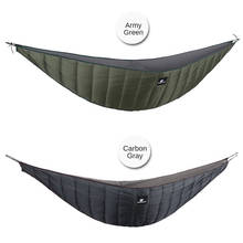 Ultralight Outdoor Camping Hammock Sleeping Bag Full Length Winter Warm Under Quilt Blanket Underquilt Cotton Hammock 2024 - buy cheap