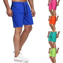 Pantalones cortos deportivos para gimnasio, Shorts de secado rápido para Fitness, playa, Verano 2024 - compra barato