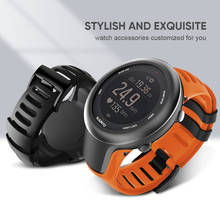 Correia de relógio de tpu macio para suunto ambit 3, pulseiras de substituição para suunto ambit 3, acessórios para smartwatches 2024 - compre barato