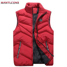 MANTLCONX, осенне-зимний мужской жилет, теплый жилет, мужская куртка без рукавов, зимние жилеты, мужская верхняя одежда, брендовый жилет для мужчин размера плюс, 8XL, 7XL 2024 - купить недорого