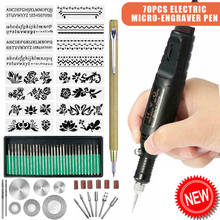 70pcs/set Electric Micro-Engraver Pen Mini DIY Engraving Tool Kit Metal Glass Ceramic Plastic Wood With Bits Nail Tools Set 2024 - buy cheap