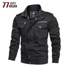 Chaqueta Bomber para hombre, ropa militar, prendas de vestir, chaqueta táctica del ejército de talla grande L-5XL, primavera y otoño, nueva 2024 - compra barato