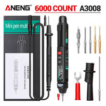 A3008 LCD Digital  Multimeter Pen Type Intelligent 6000 Counts Non Contact AC/DC Voltage Resistance Diode Handheld Tester Tools 2024 - buy cheap