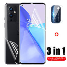 Película de hidrogel 3 en 1 para Oneplus 9, Protector de pantalla completa para oneplus one + 9R 9Pro 9 Pro, película protectora de lente de cámara, no de vidrio 2024 - compra barato