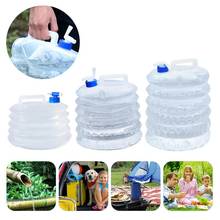 Portable Folding Water Containers Water Bucket Plastic Foldable Camping Drinking Water Bucket Outdoor Camping Water Storage Bag 2024 - buy cheap