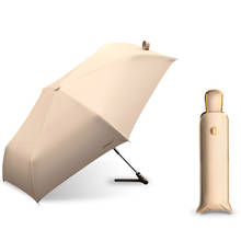 Guarda-chuva totalmente automático, chuva para mulheres e homens, ultraleve, 3, dobrável, guarda-sol para viagem, portátil, presente de luxo 2024 - compre barato