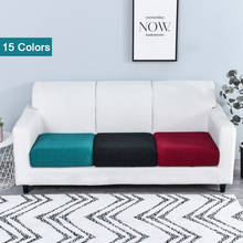 Capa protetora de sofá, com jacquard grosso, cor sólida, elástica para capa de sofá, almofada 2024 - compre barato