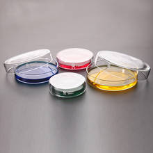 LINYEYUE-plato de vidrio para cultivo bacteriano, vidrio de borosilicato, equipo de laboratorio químico, paquete de 10 Uds. 2024 - compra barato