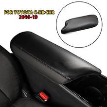 Black Interior Armrest Box Decorative Cover Trim For Toyota C-HR CHR 2016-2018 RAV4 2020 Decorative Cover Trim Car Accessories 2024 - buy cheap