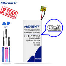New Arrival [ HSABAT ] 450mAh Replacement Battery for iPod Nano 6 6th Gen 8GB 16GB 2024 - buy cheap