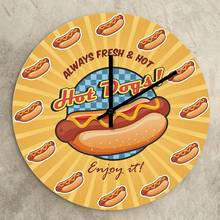 Hot Dogs Wall Clock Kitchen Art Fast Food Restaurant Alwayws Fresh Hot American  Sandwich Ketchup Mustard Decorative Wall Watch 2024 - buy cheap