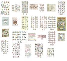 Alphabet series 25 photoes choose , 100% cotton threads Cross stitch sets styles Lovely Counted Cross Stitch Kit 4 2024 - compre barato