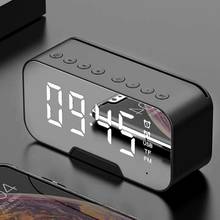 G5 Bluetooth Speaker Square sound box Portable Super Bass Wireless Stereo Speaker Mirror Alarm Clock Subwoofer Suppot TF Card 2024 - buy cheap